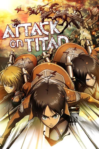 cartel de la serie Ataque a los Titanes