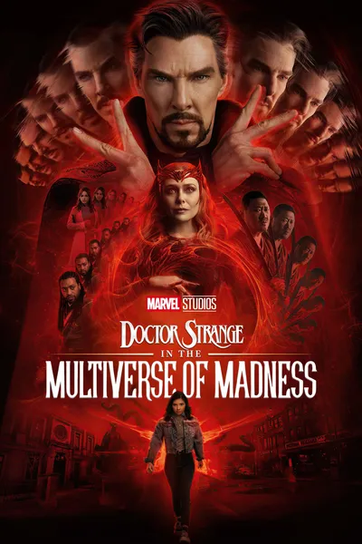 cartel de la serie Doctor Strange en el multiverso de la locura
