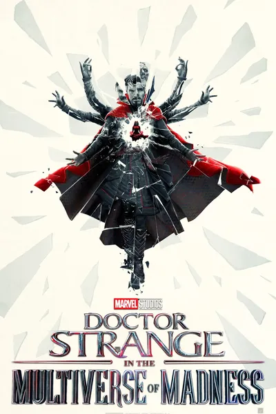 cartel de la serie Doctor Strange en el multiverso de la locura