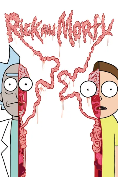cartel de la serie Rick y Morty