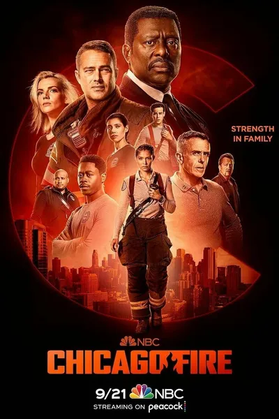 cartel de la serie Chicago Fire