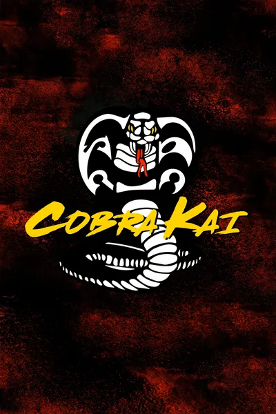 cartel de la serie Cobra Kai