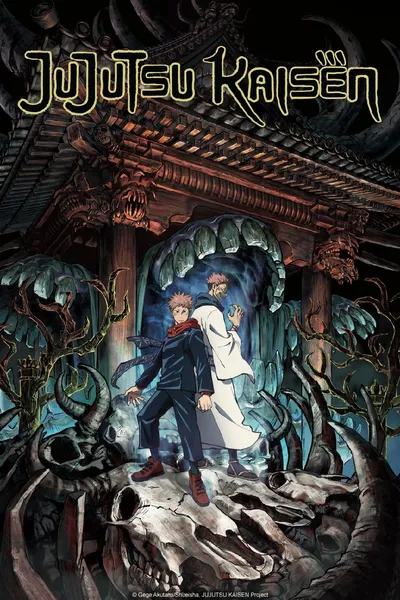 cartel de la serie Jujutsu Kaisen