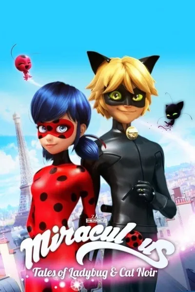 cartel de la serie Miraculous: Las aventuras de Ladybug