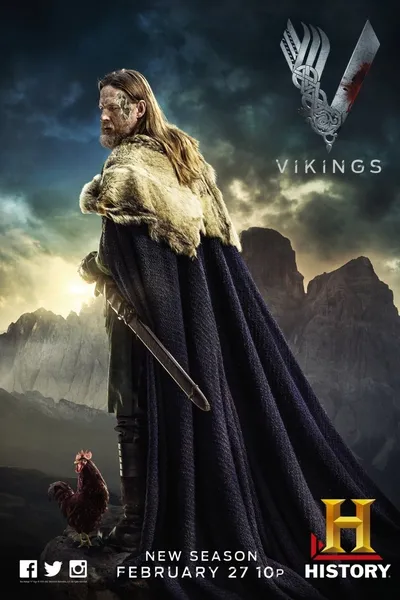 cartel de la serie Vikingos