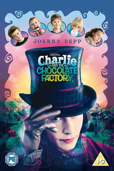 cartel de la serie Charlie y la fábrica de chocolate