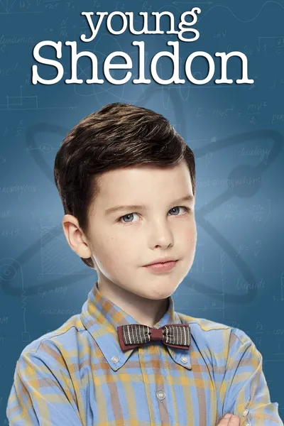 cartel de la serie El joven Sheldon