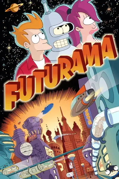 cartel de la serie Futurama