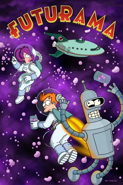 cartel de la serie Futurama