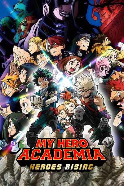 cartel de la serie My Hero Academia: el despertar de los héroes