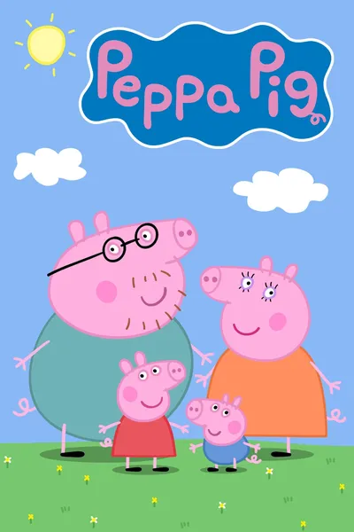 cartel de la serie Peppa Pig
