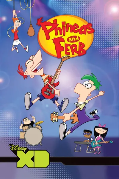 cartel de la serie Phineas y Ferb