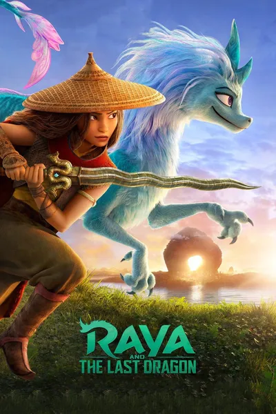 cartel de la serie Raya y el último dragón