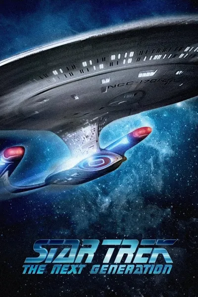 cartel de la serie Star Trek: La nueva generación