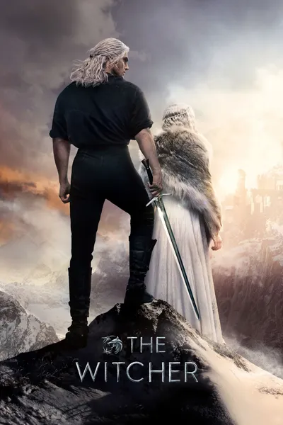cartel de la serie The Witcher
