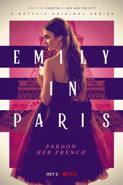 cartel de la serie Emily en París
