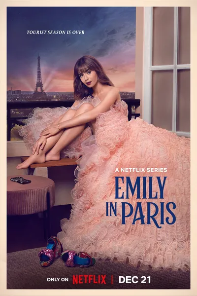cartel de la serie Emily en París