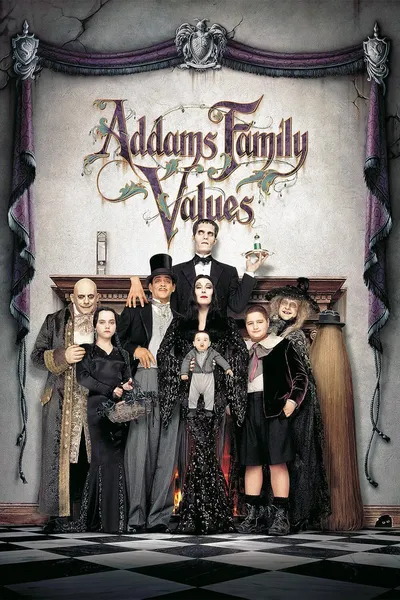 cartel de la serie La familia Addams: La tradición continúa