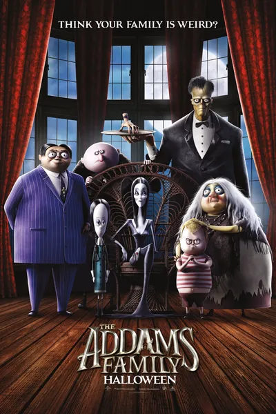 cartel de la serie La familia Addams