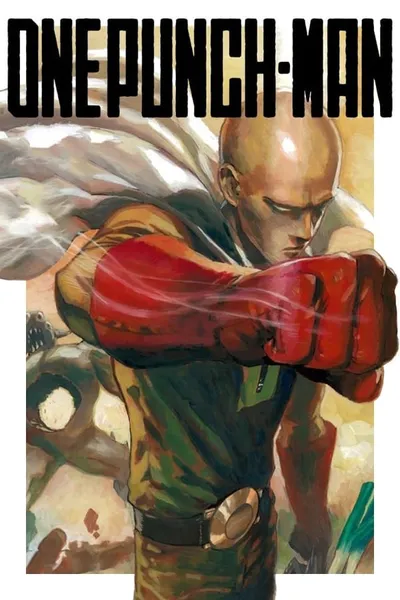 cartel de la serie One Punch Man