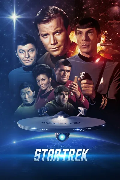 cartel de la serie Star Trek
