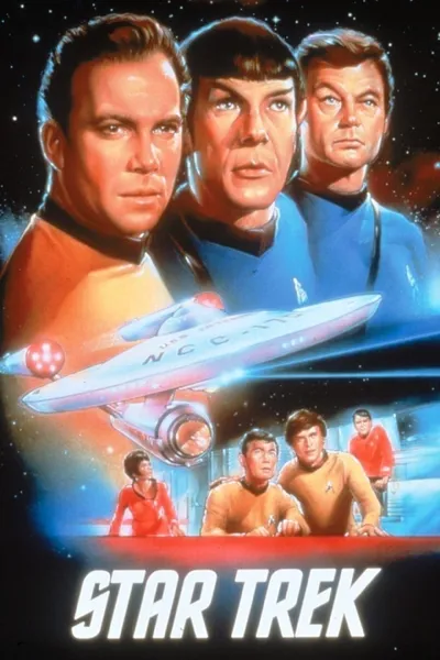 cartel de la serie Star Trek
