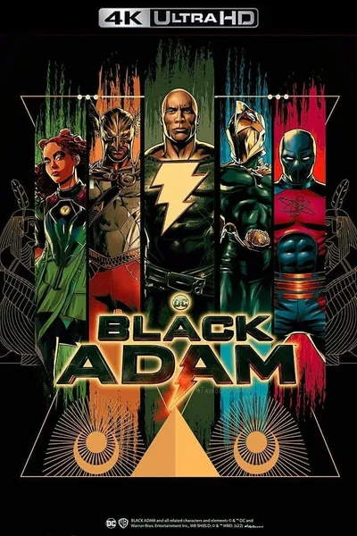 cartel de la serie Black Adam