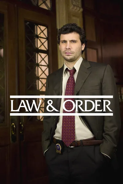 cartel de la serie Ley y orden