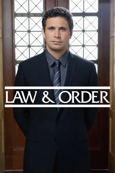 cartel de la serie Ley y orden
