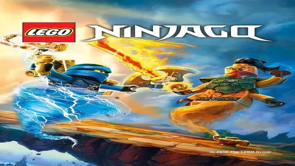 cartel de la serie LEGO Ninjago: Maestros del Spinjitzu