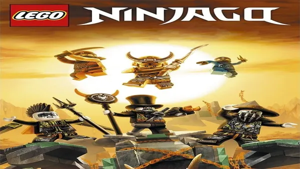 cartel de la serie LEGO Ninjago: Maestros del Spinjitzu