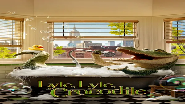 cartel de la serie Lilo, mi amigo el cocodrilo